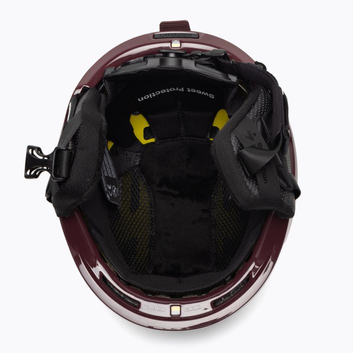 Lyžařská helma Sweet Protection Looper MIPS bordová 840092 5