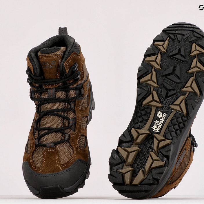 Pánská trekingová obuv Jack Wolfskin Vojo 3 Texapore hnědá 4042461_5298 9