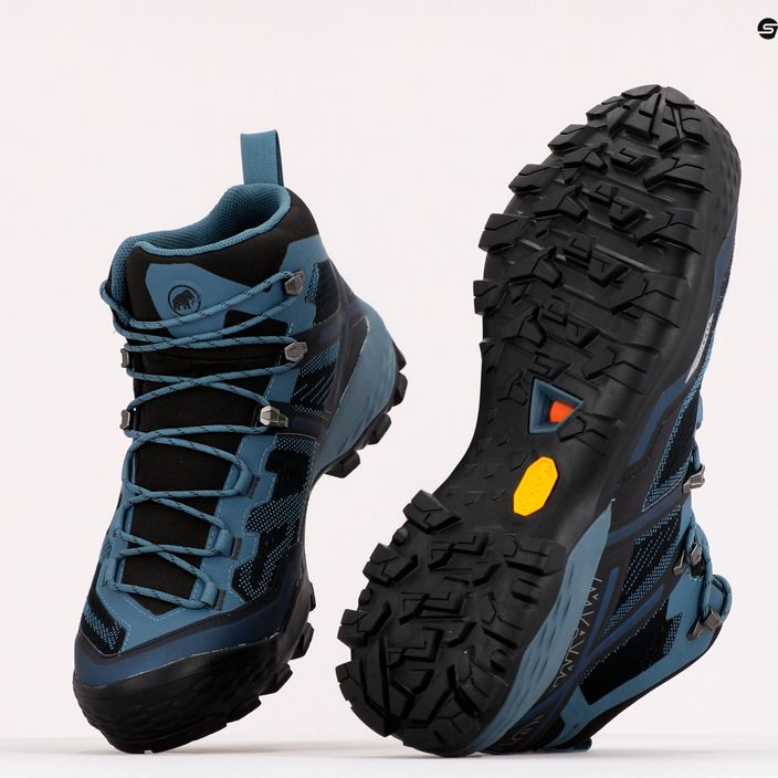 Pánská trekingová obuv MAMMUT Ducan Mid GTX modrá 10