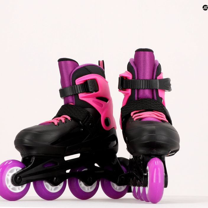 Dětské kolečkové brusle Rollerblade Fury G black/pink 07067100 7Y9 9