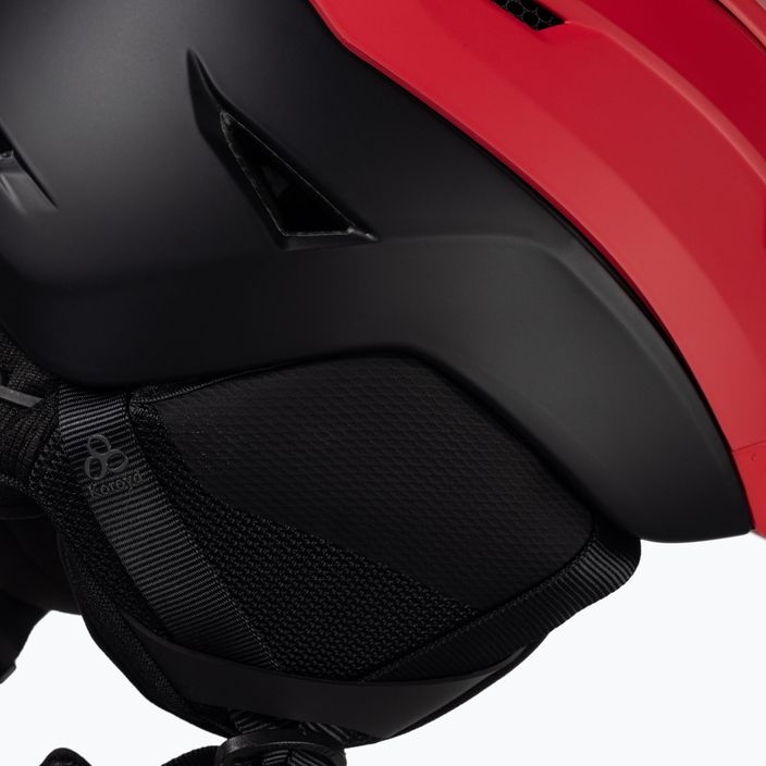 Lyžařská helma Smith Level červeno-černá E00629 7