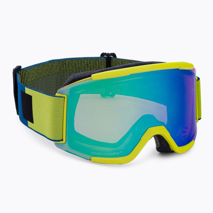 Lyžařské brýle Smith Squad S2 žlutozelené M00668 2