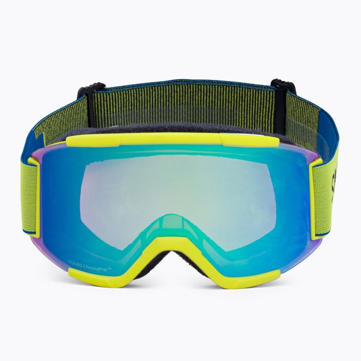 Lyžařské brýle Smith Squad S2 žlutozelené M00668 3