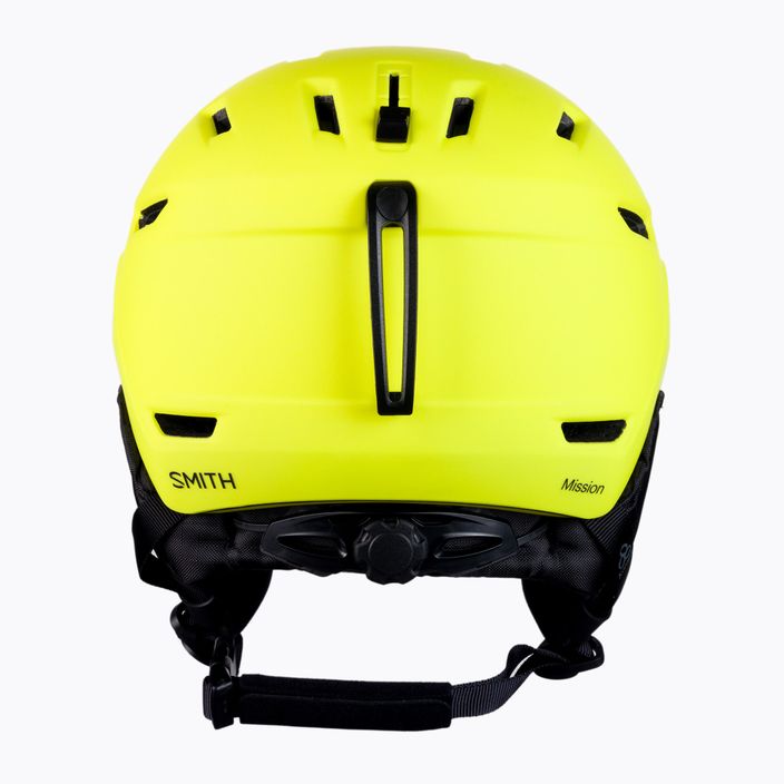 Lyžařská helma Smith Mission žlutá E0069609K5155 3