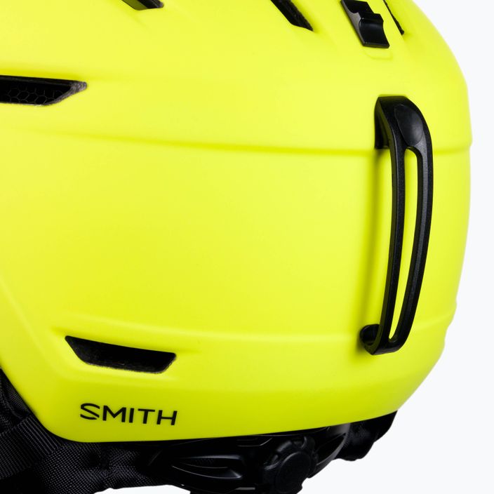 Lyžařská helma Smith Mission žlutá E0069609K5155 7