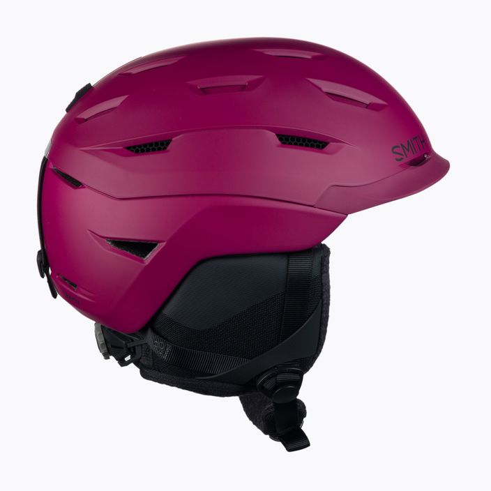Dámská lyžařská helma Smith Liberty Mips bordová E0063009C5155 4