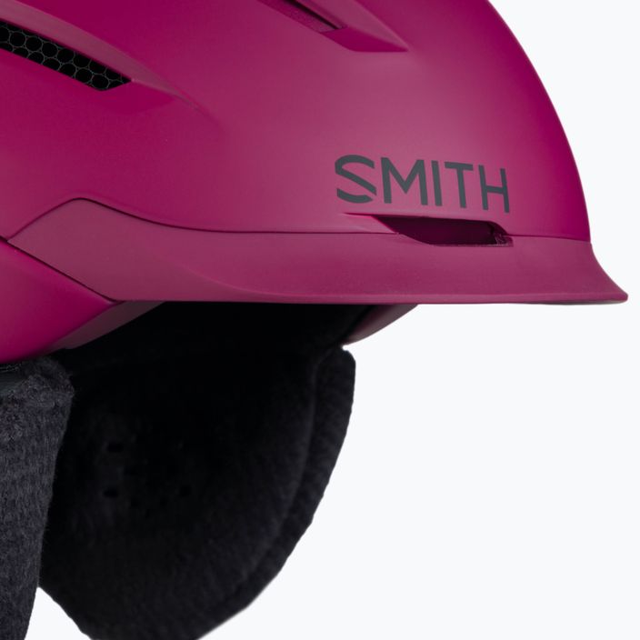 Dámská lyžařská helma Smith Liberty Mips bordová E0063009C5155 6