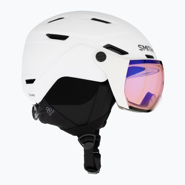 Lyžařská helma Smith Survey S1-S2 bílo-růžový E00531 4