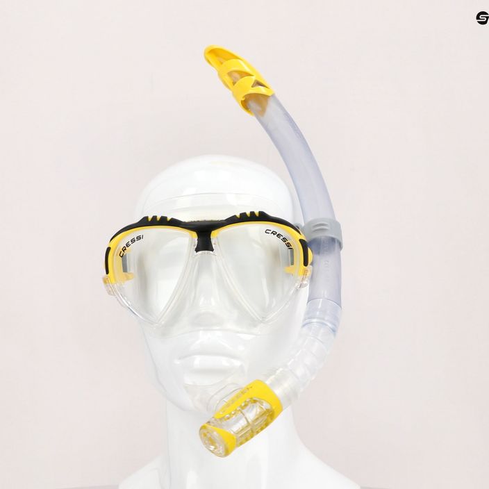 Potápěčská sada Cressi Matrix + maska Gamma + šnorchl žlutá DS302504 8