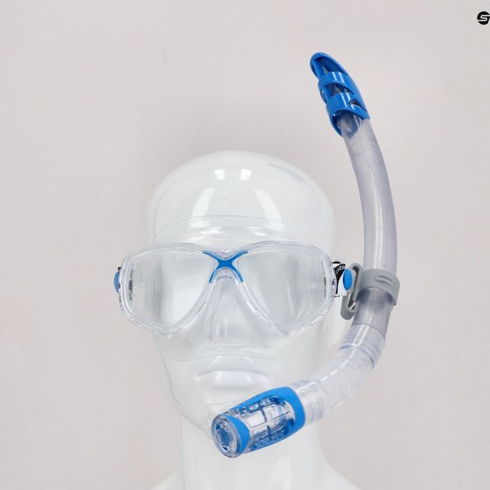 Potápěčský set Cressi Marea + maska Gamma + šnorchl modrá/bezbarvá DM1000052 8