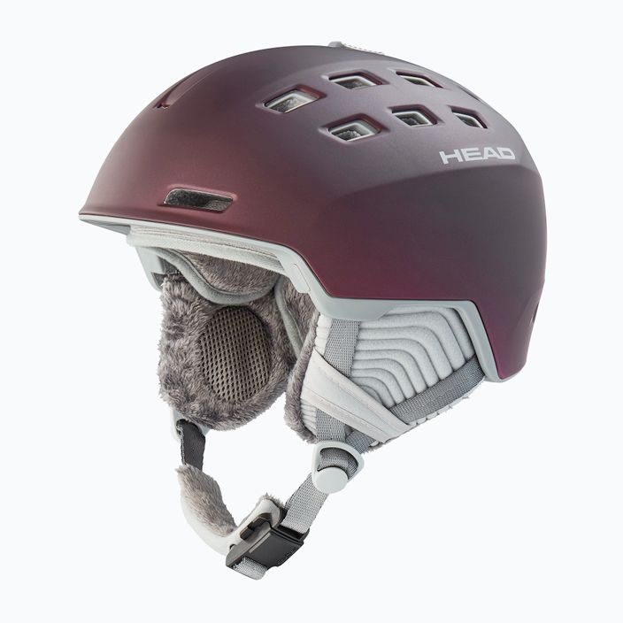 Dámská lyžařská helma HEAD Rita maroon 323731 12