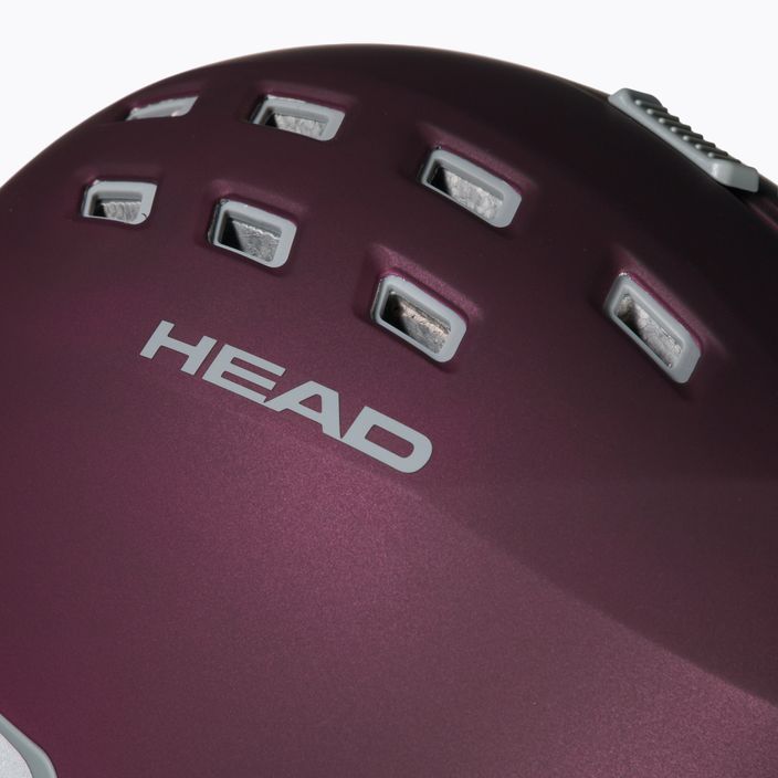 Dámská lyžařská helma HEAD Rita maroon 323731 8