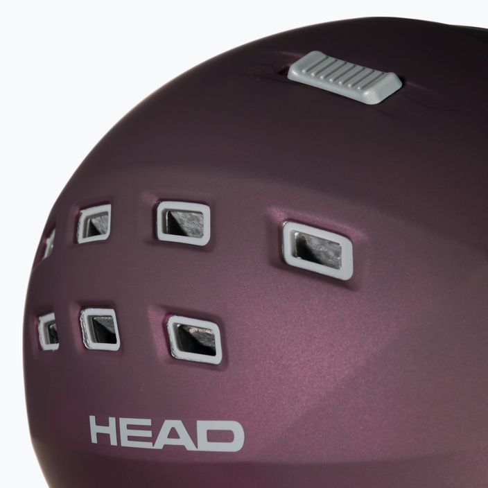 Dámská lyžařská helma HEAD Rita maroon 323731 11