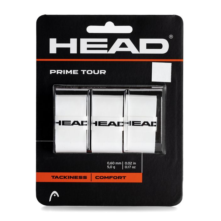 Tenisová omotávka HEAD Prime Tour 3ks bílá 285621 2