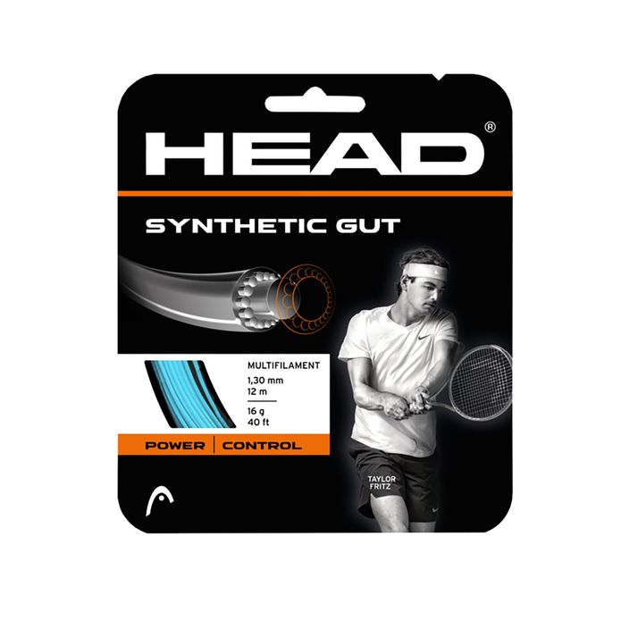 Tenisová struna HEAD Synthetic Gut modrá 281111 2