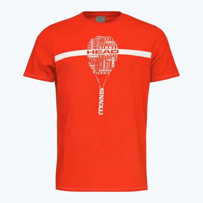 Pánské tenisové tričko HEAD Typo orange 811432