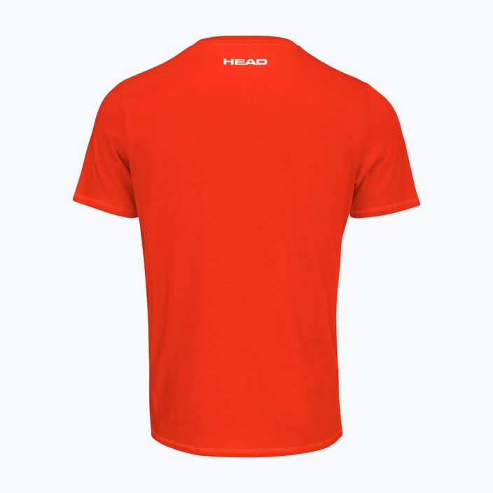 Pánské tenisové tričko HEAD Typo orange 811432 2