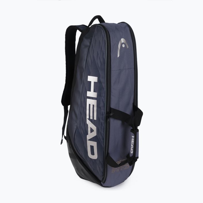 Tenisová taška HEAD Djokovic 6R šedá 283292 3