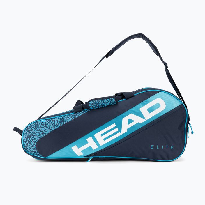 Tenisová taška HEAD Elite 6R tmavě modrá 283642