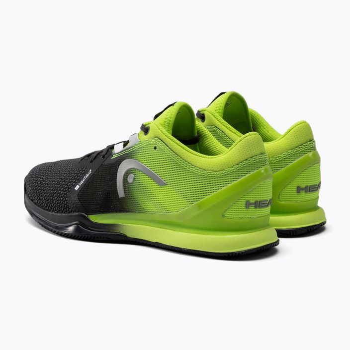 Pánská tenisová obuv HEAD Sprint Pro 3.0 SF Clay black/green 273091 3