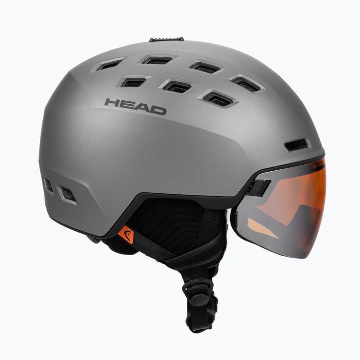 Pánská lyžařská helma HEAD Radar šedá 323430 4