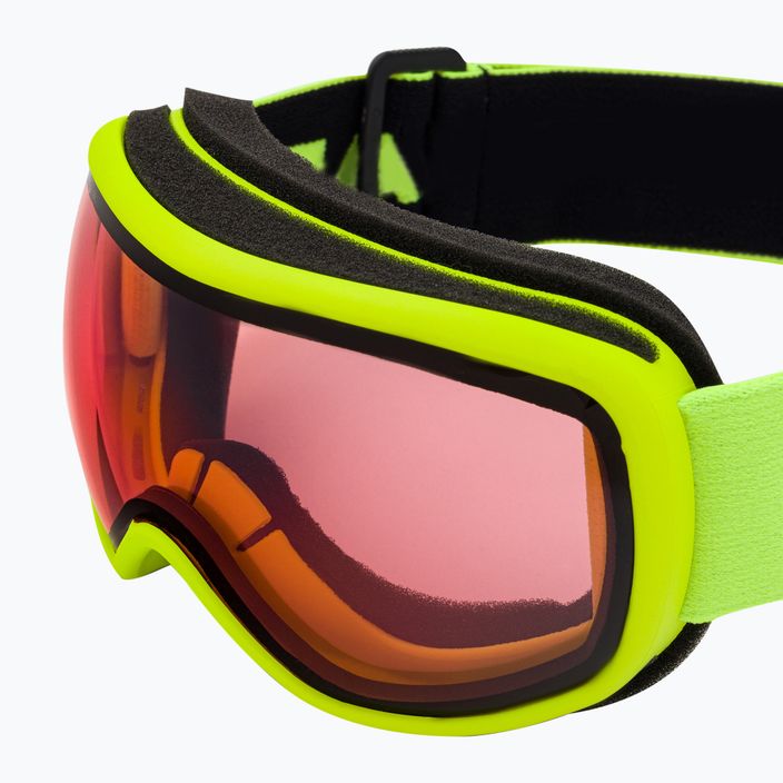 Dětské lyžařské brýle HEAD Ninja žluté 395420 5