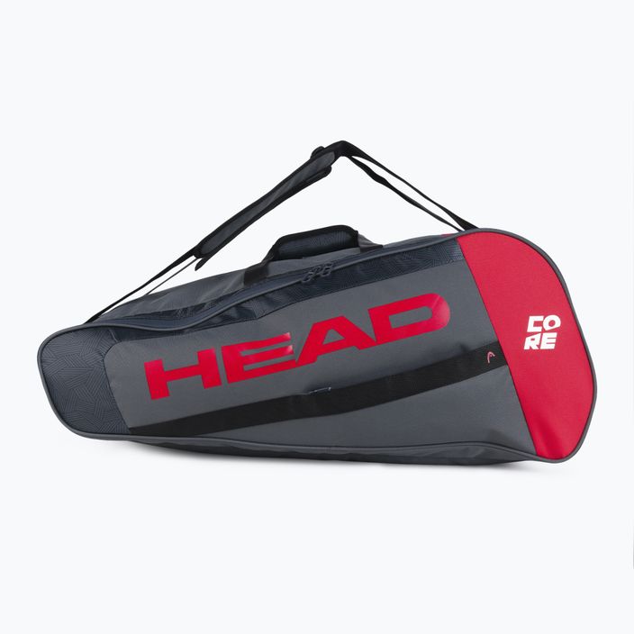 Tenisová taška HEAD Core 9R Supercombi červená 283391 2