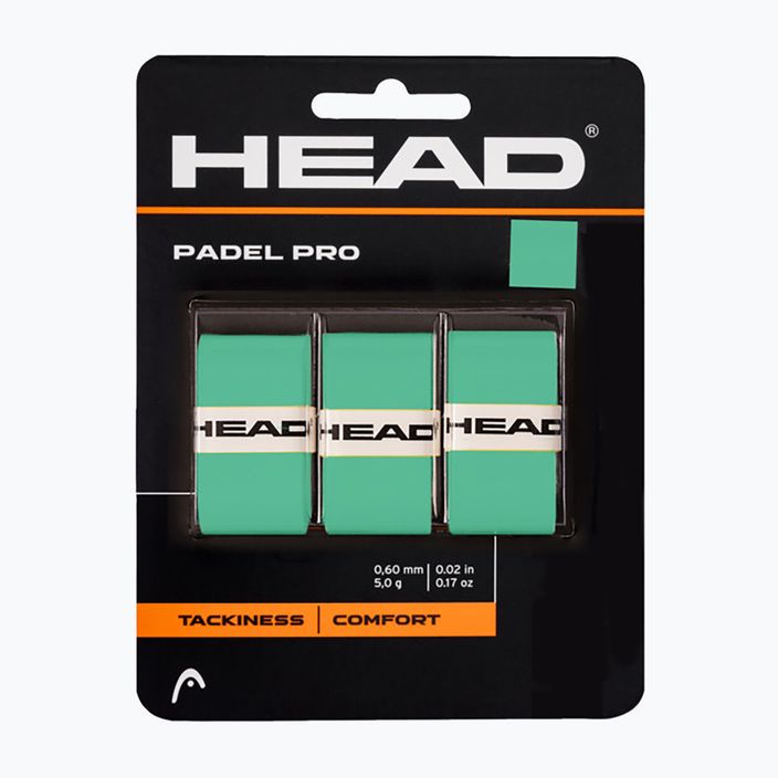 Omotávky  na rakety na padel  HEAD Padel Pro 3 ks mint