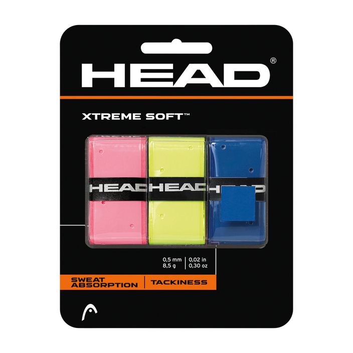 Omotávky na tenisovou raketu HEAD Xtremesoft Grip Overwrap 3 ks mixed 2