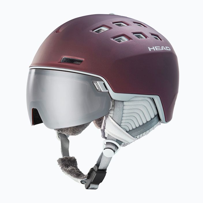 Dámská lyžařská helma HEAD Rachel S2 bordó 323532 9