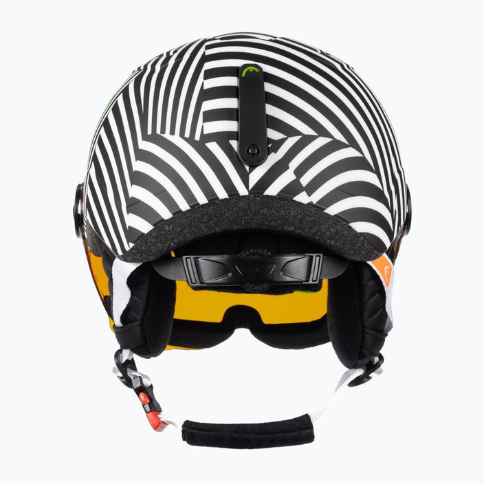 Dětská lyžařská helma HEAD Mojo Visor S2 bílo-černá 328152 3