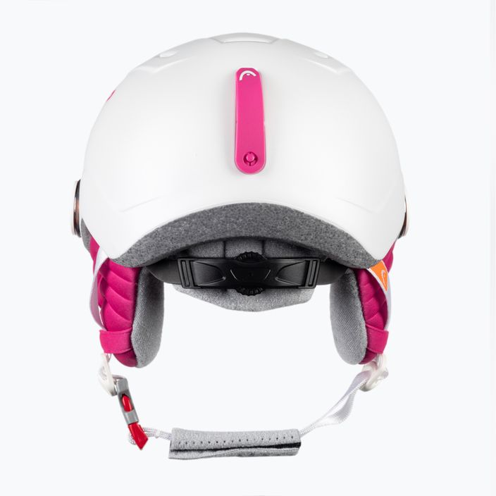HEAD Maja Visor S2 dětská lyžařská helma bílá 328172 3