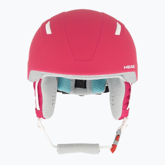 Růžová dětská lyžařská helma HEAD Maja 2