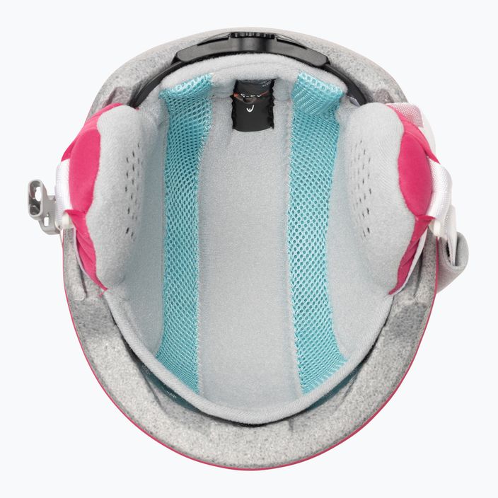 Růžová dětská lyžařská helma HEAD Maja 6