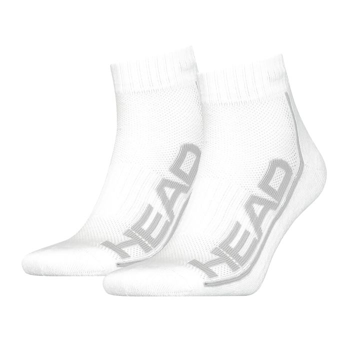 Ponožky HEAD Tenisové ponožky 2P Stripe Quarter white 811509WH 2