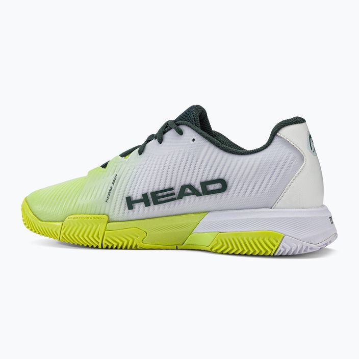 Pánská tenisová obuv HEAD Revolt Pro 4.0 Clay zeleno-bílá 273273 3