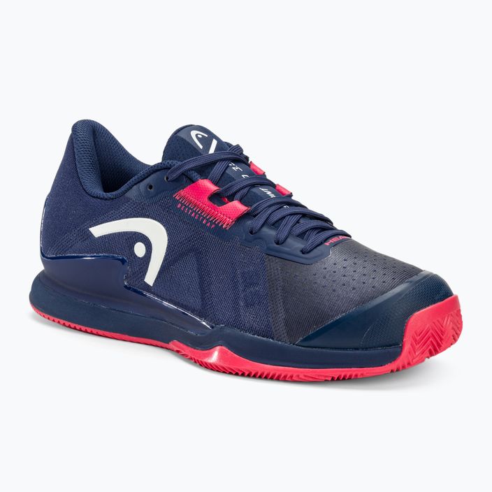 Dámské tenisové boty  HEAD Sprint Pro 3.5 Clay dark blue/azalea