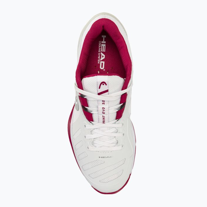 Dámské tenisové boty  HEAD Sprint Evo 3.0 Clay white/berry 5
