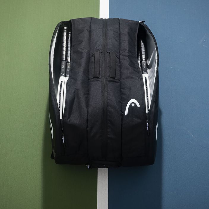 Tenisová taška HEAD Tour Racquet Bag XL 75 l black/white 5