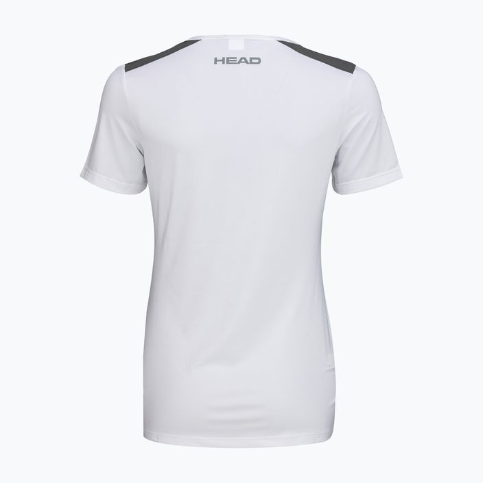 HEAD Club 22 Tech dámské tenisové tričko bílé 814431 2