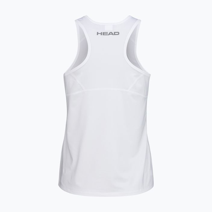HEAD Club 22 Tank Top dámské tenisové tričko bílé 814461 2