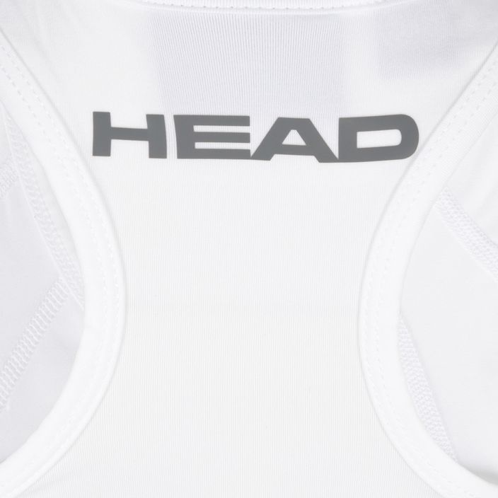 HEAD Club 22 Tílko Dětské tenisové tričko bílé 816411 4