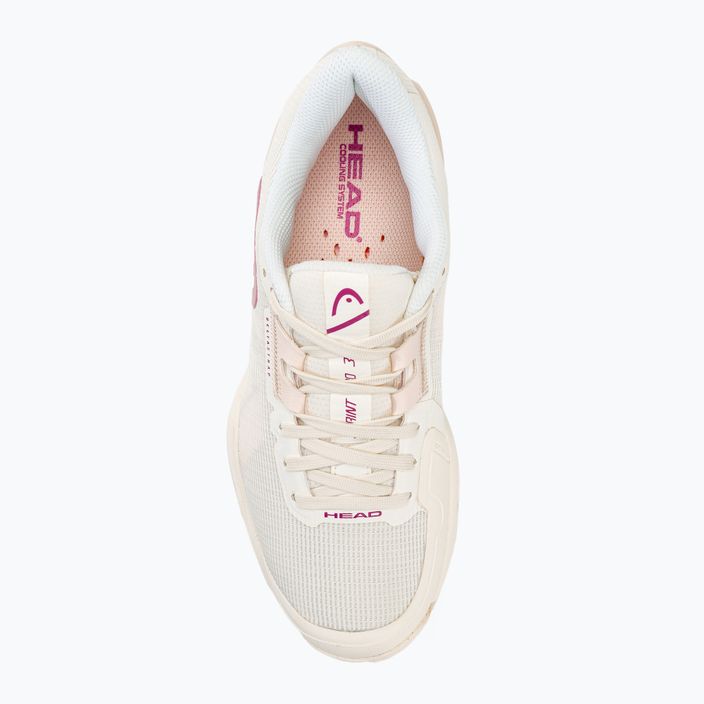 Dámské tenisové boty HEAD Sprint Pro 3.5 Clay chalk white/purple 5