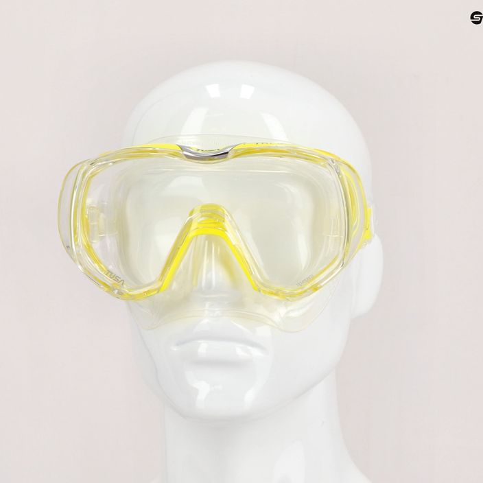 TUSA Tri-Quest Fd Mask Yellow M-3001 4