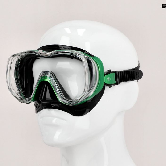 TUSA Tri-Quest Fd Mask Green M-3001 7