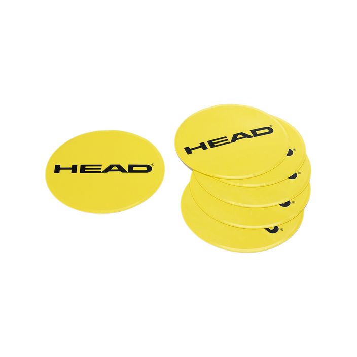 Dvorní značky 6 ks HEAD Targets žlutá 287521 2