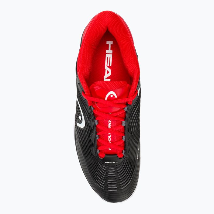 Pánské  tenisové boty  HEAD Revolt Pro 4.5 Clay black/red 5