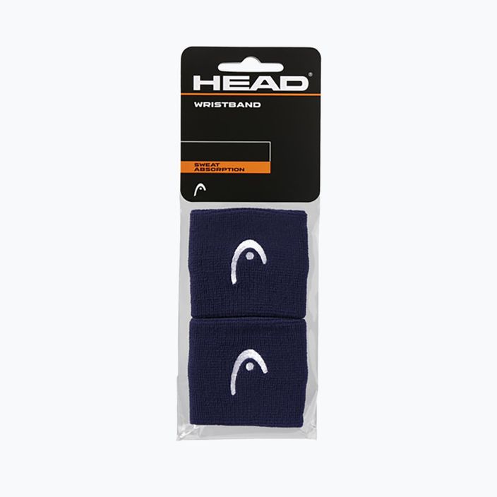 Náramek HEAD 2,5" 2 ks námořnická modrá 2