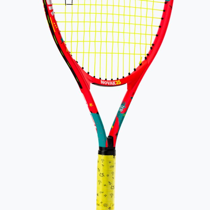 Dětská tenisová raketa HEAD Novak 25 červená/žlutá 233500 5