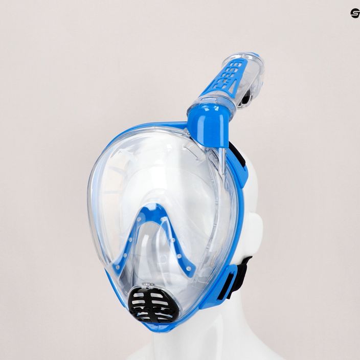 Celoobličejová maska Cressi Duke Dry pro šnorchlování modrá XDT000020 6